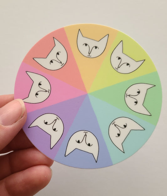 Rainbow Kitty Sticker