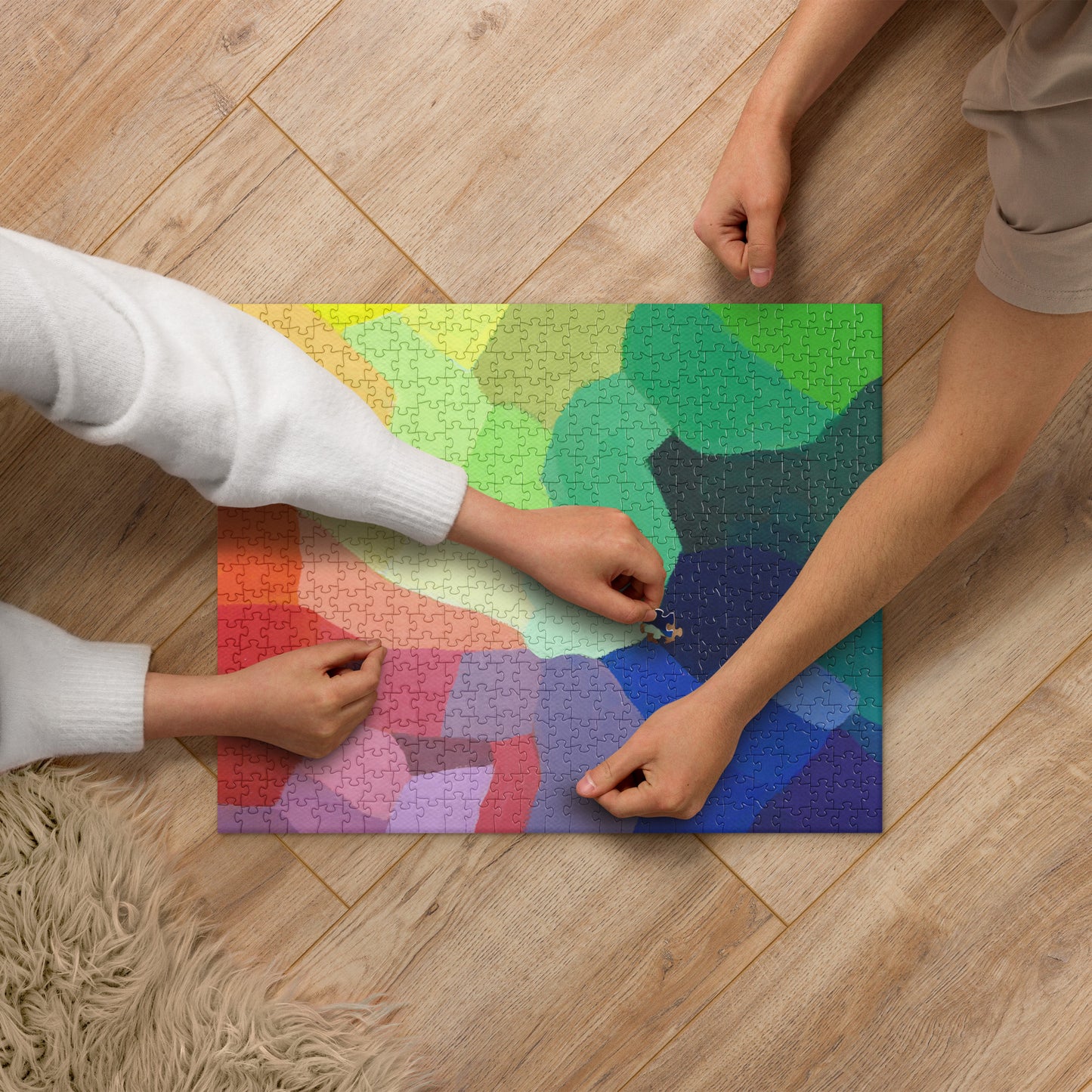 Abstract Color Wheel Rainbow Jigsaw puzzle