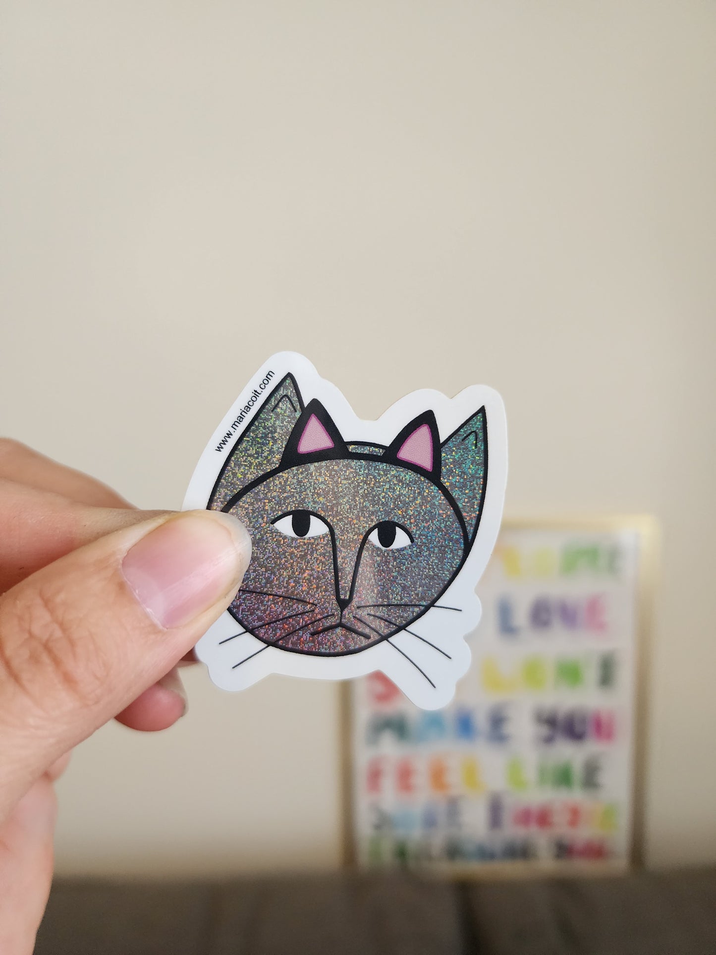 Halloween Cat Sticker Set